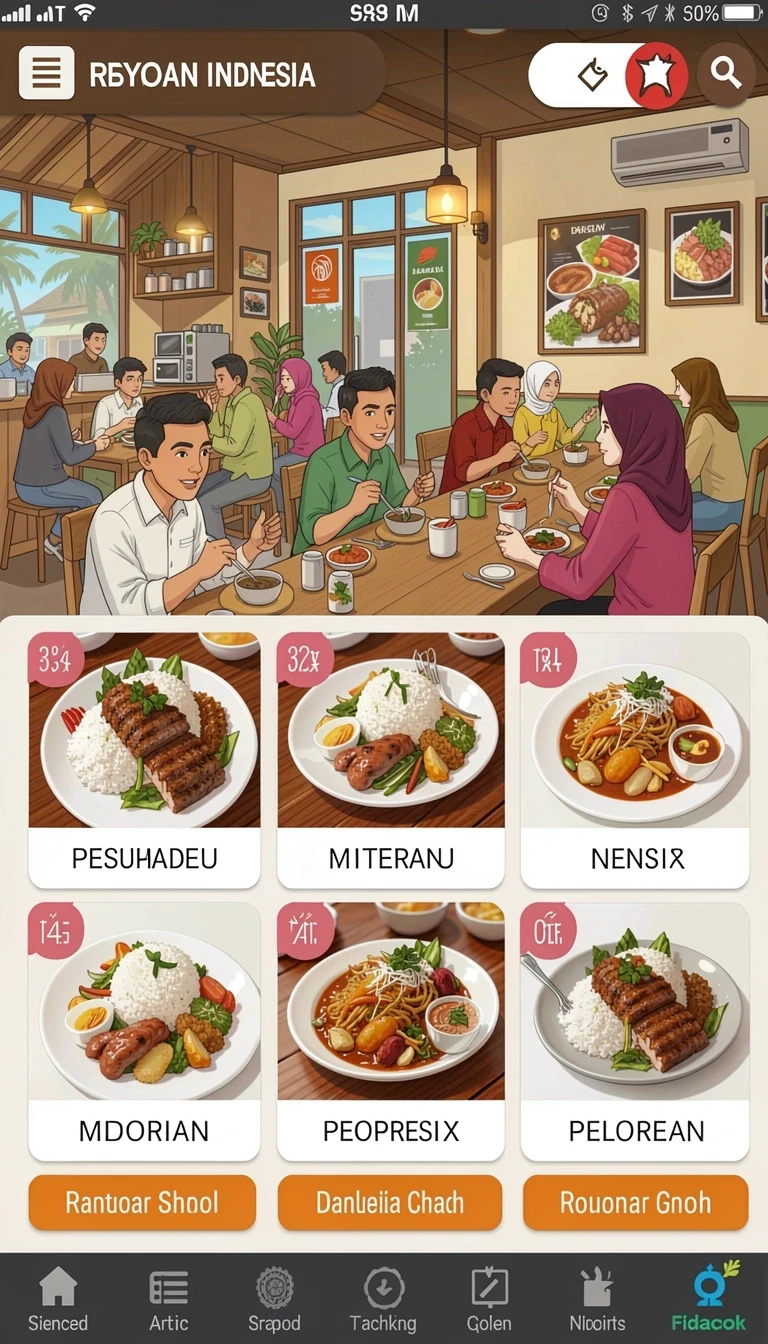 Tampilan utama aplikasi Download kostoto APK untuk Android yang intuitif dan efisien.